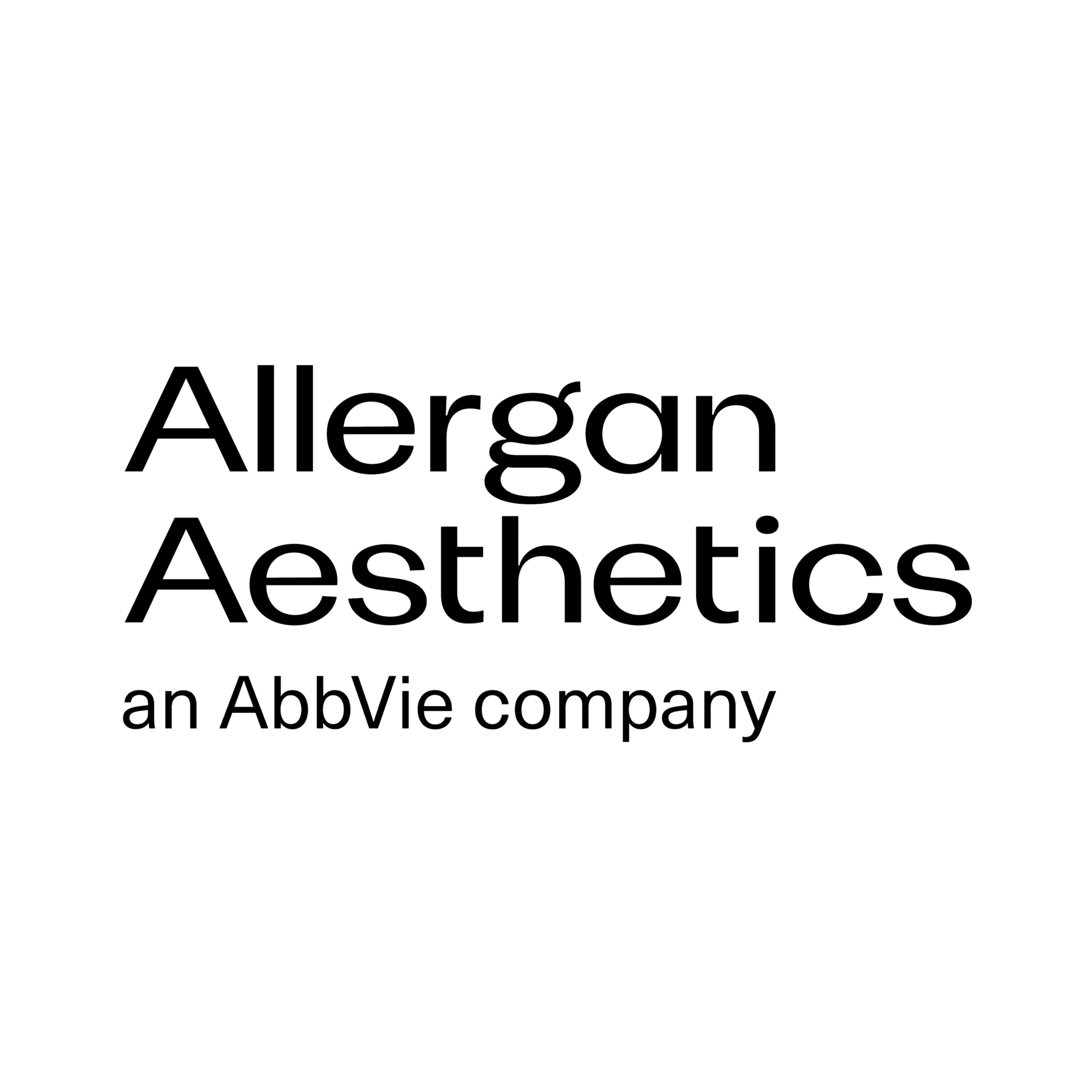 Allergan Aesthetics logo, an AbbVie company, representing past sales and clinical training experience by Heddy’s founders.