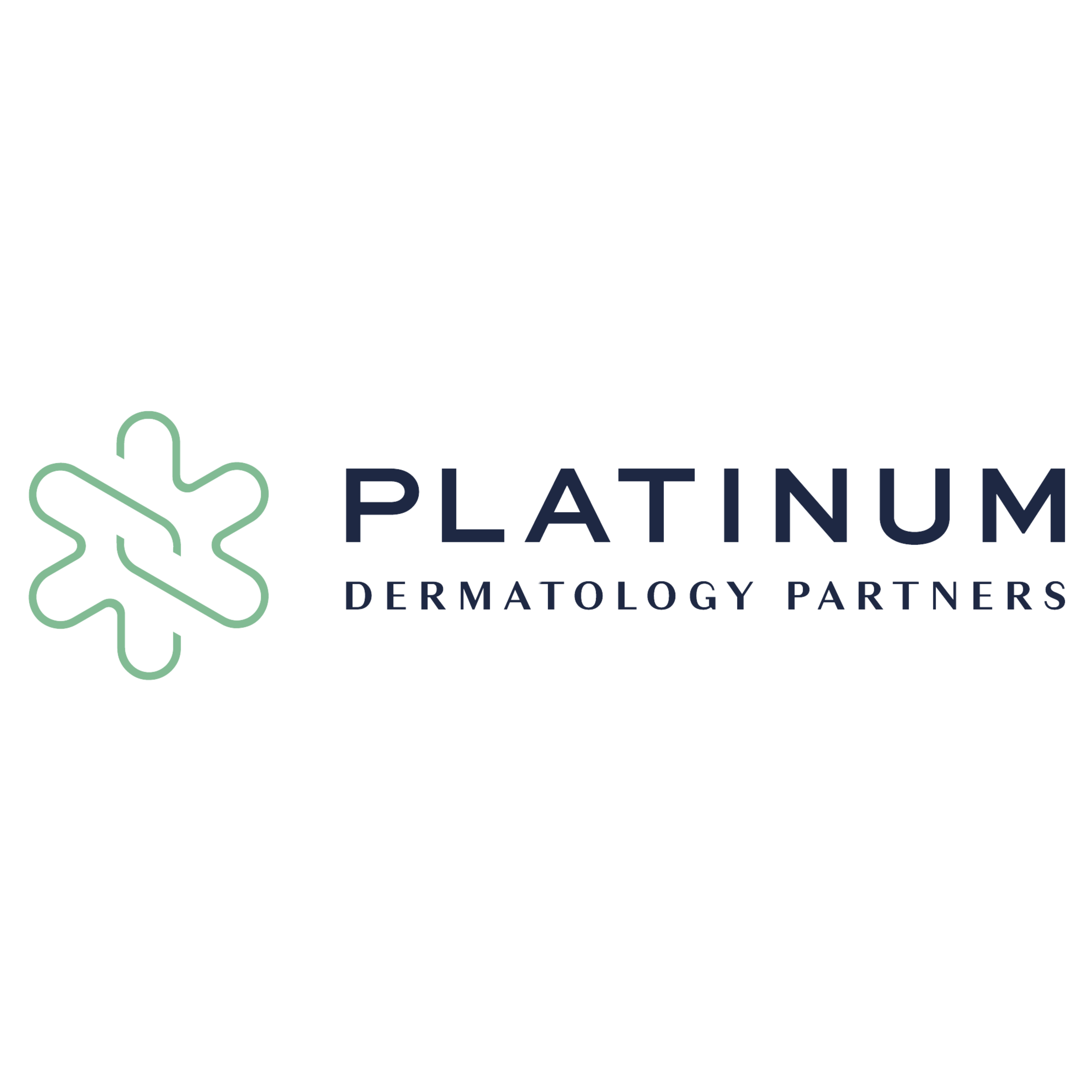 Platinum Dermatology Partners logo – 100+ PE-backed dermatology practices trained by Heddy