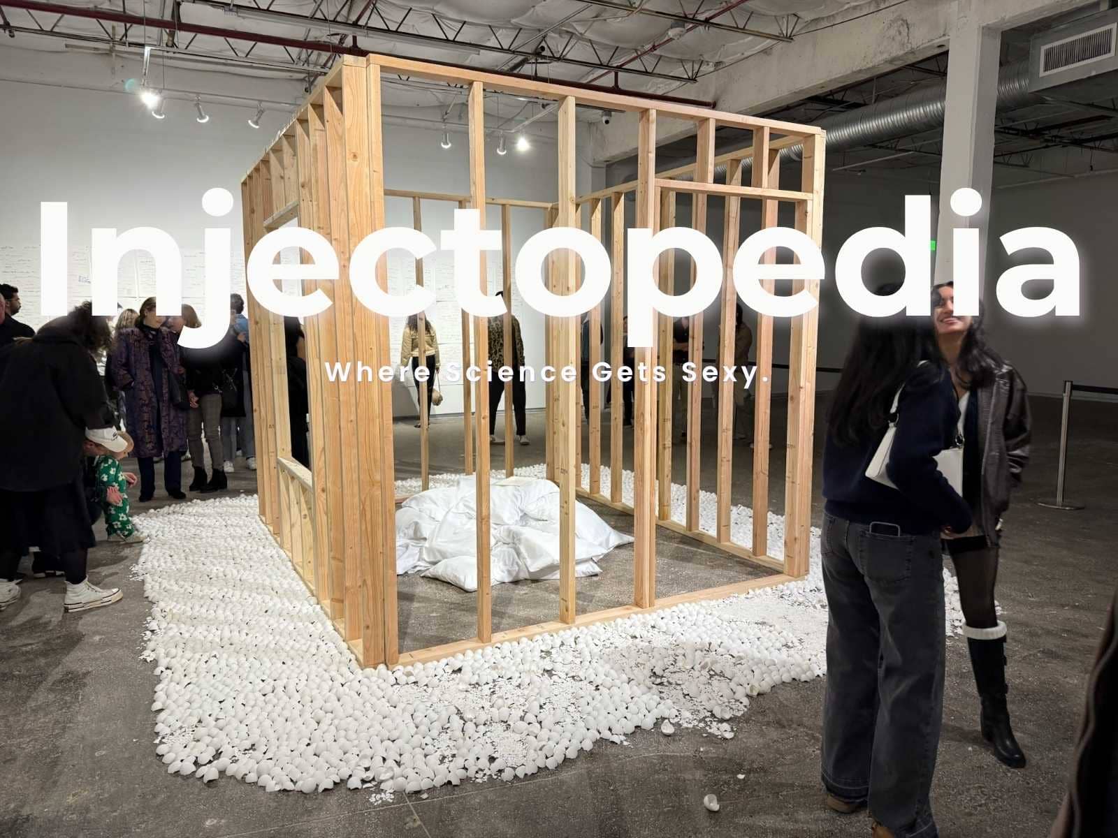 Injectopedia newsletter Issue 3 cover featuring a wooden architectural framework symbolizing comprehensive aesthetic treatment planning and the architecture of aging.